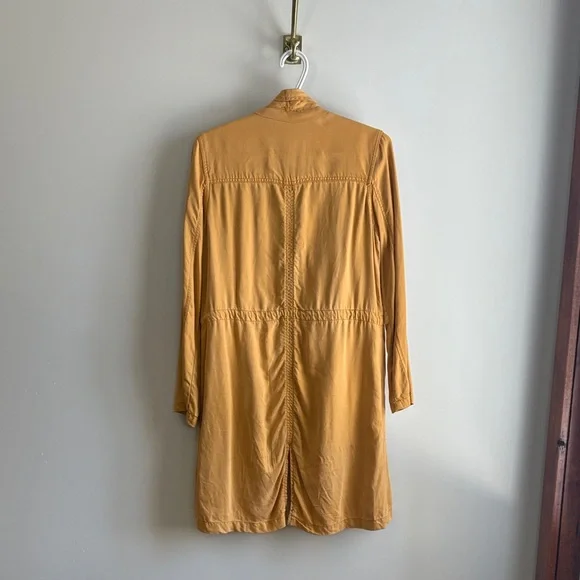 Mustard Yellow Draped Jacket - Picture 3 of 4